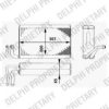 DELPHI TSP0525182 Evaporator, air conditioning